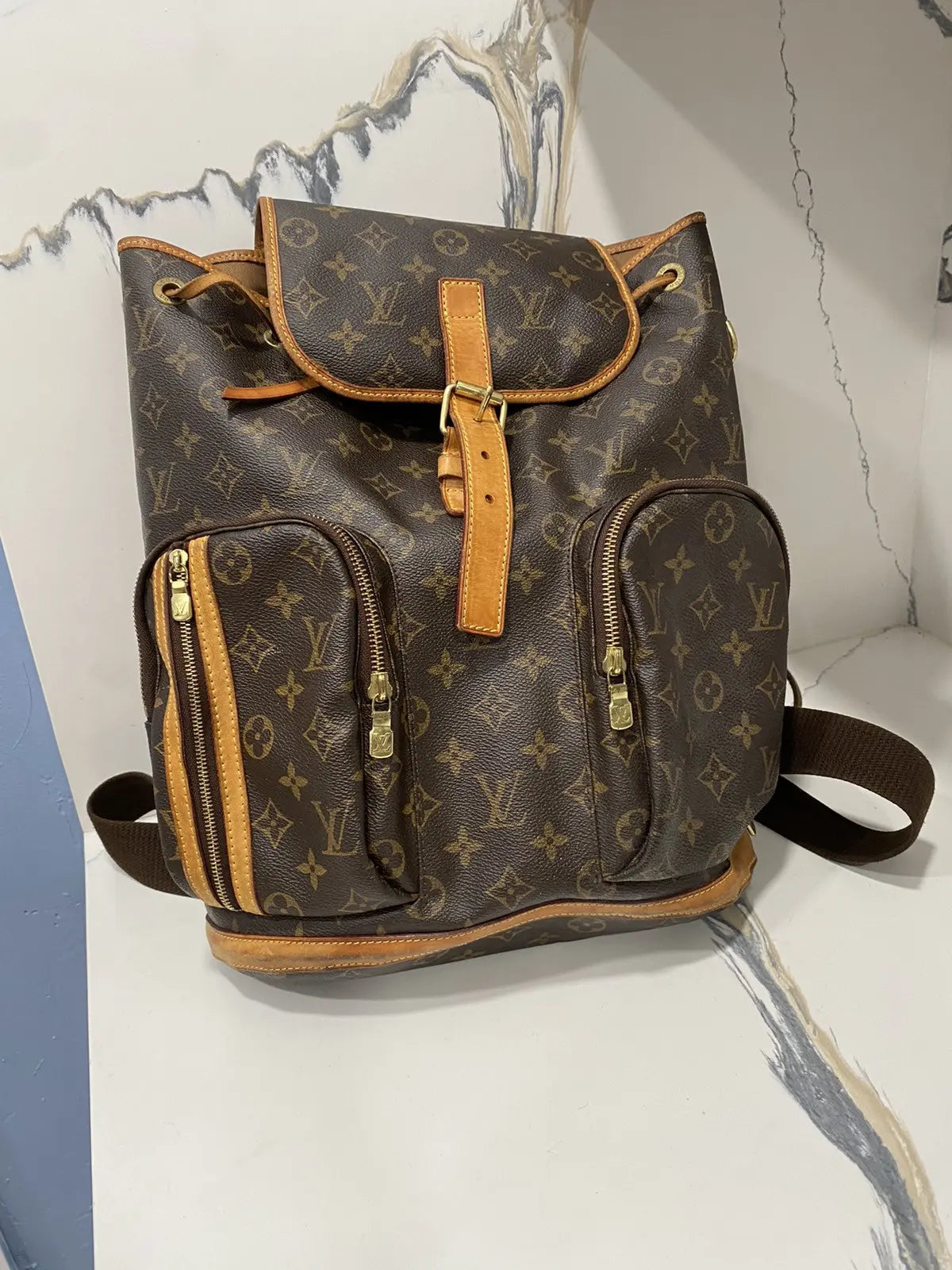 Louis Vuitton Monogram Bosphore Backpack (Authentic Pre-Loved)