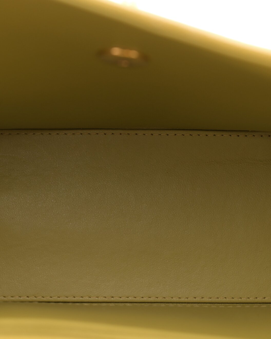 Chanel Yellow Caviar Leather Kelly Flap (Authentic Pre-Loved)