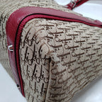 Christian Dior Hand Bag Brown Canvas (Authentic Pre-Loved)