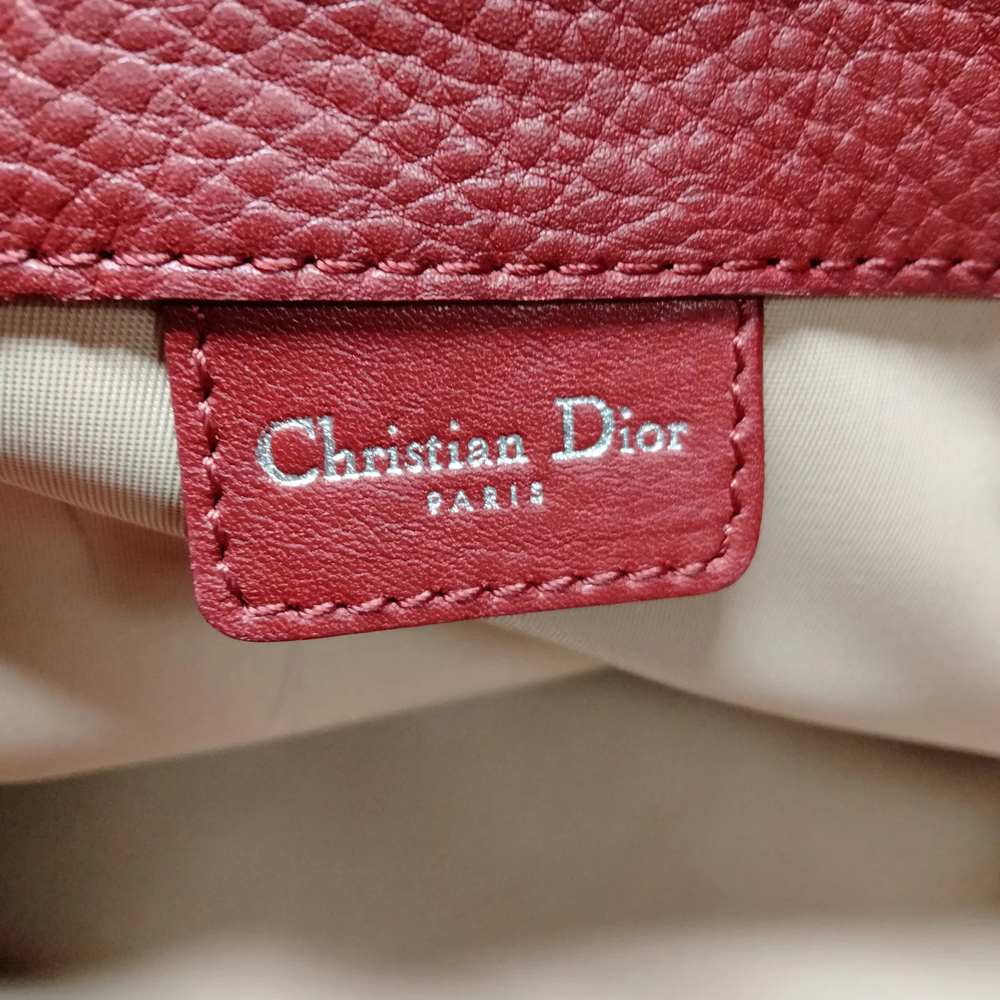 Christian Dior Hand Bag Brown Canvas (Authentic Pre-Loved)