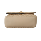 Versace Elegant White Nappa Leather Shoulder Bag